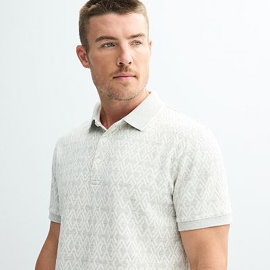 Men's Apt. 9® Jacquard Tipped Polo