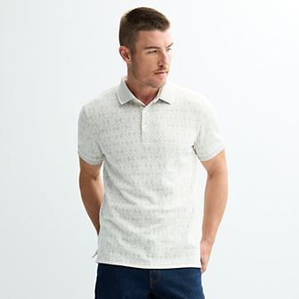 Men's Apt. 9® Jacquard Tipped Polo