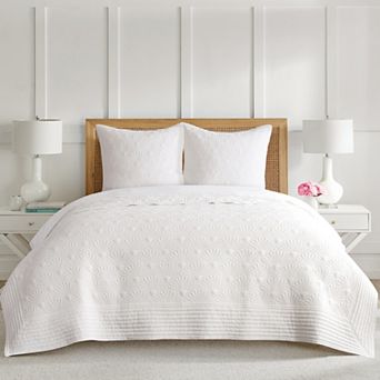 Draper James Davenport White Coverlet or Sham