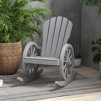 Wagon wheel adirondack chair hotsell