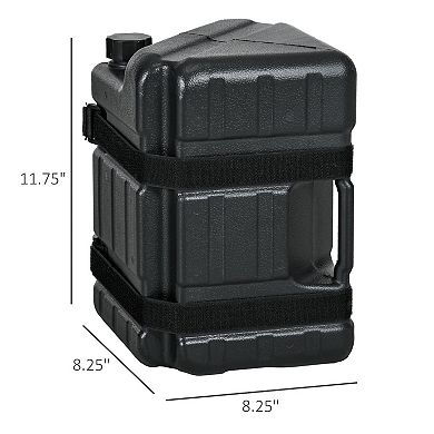 Outsunny Tent Weights Set Of 4 With Built-in Handles And Secure Straps