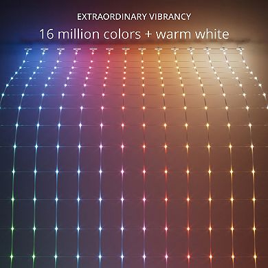 Twinkly Multicolor LED Indoor / Outdoor Net Lights