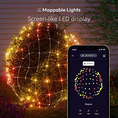 Twinkly Multicolor LED Indoor / Outdoor Net Lights