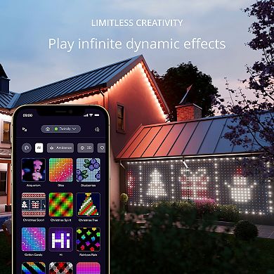 Twinkly Multicolor LED Indoor / Outdoor Net Lights