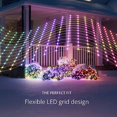 Twinkly Multicolor LED Indoor / Outdoor Net Lights