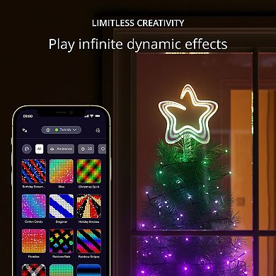 Twinkly Color-Changing LED Tree Topper