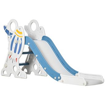 Qaba Toddler Slide Indoor For Kids 1.5-3 Years, Climber Slide Playset