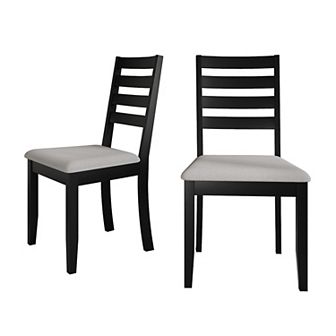 Simple Wooden Dining Chair With Warm Grey Cover