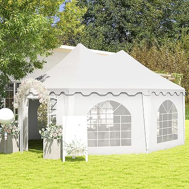 Large Outdoor Party & Wedding Tent W/ Column-less Space & Weather Resistance
