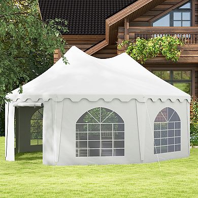 Large Outdoor Party & Wedding Tent W/ Column-less Space & Weather Resistance