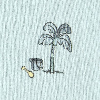 Baby Boy Carter's 2-Pack Beach Print Short Sleeve Rompers