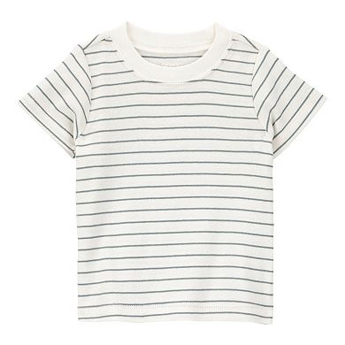 Baby Boy Carter's 3-Piece Striped Short Sleeve Tee, Shortall and Bib Set