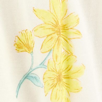 Baby Girl Carter's 2-Pack Floral and Lemon Rompers