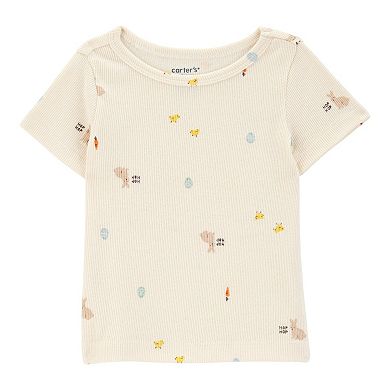 Baby Boy Carter's 2-Piece Tee & Bunny Shortall Set