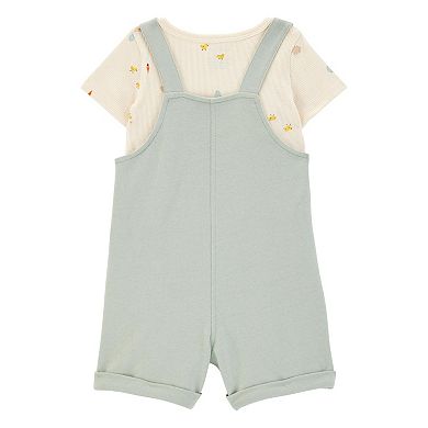 Baby Boy Carter's 2-Piece Tee & Bunny Shortall Set