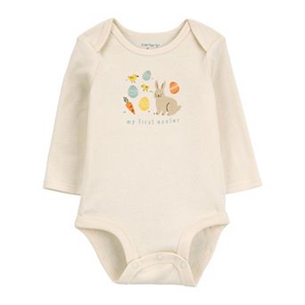 Baby Carter's My First Easter Long-Sleeve Bodysuit