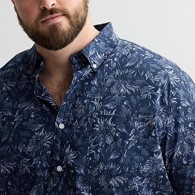 Big & Tall Sonoma Goods For Life® Short Sleeve Perfect Length Shirt