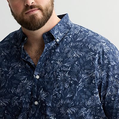 Big & Tall Sonoma Goods For Life® Short Sleeve Perfect Length Shirt
