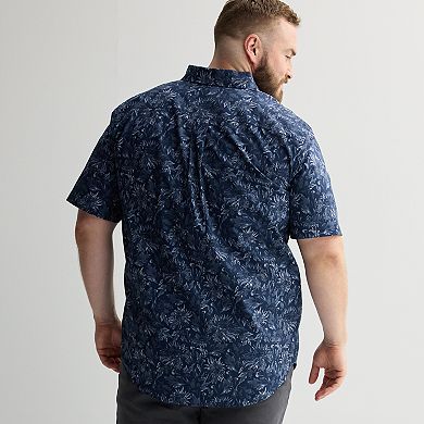 Big & Tall Sonoma Goods For Life® Short Sleeve Perfect Length Shirt