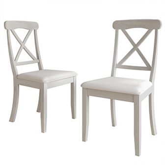Farmhouse Wooden Dining Chair With Warm Grey Cover