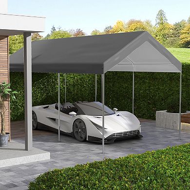 Outsunny 20ft x 10' Carport Top for 84C-207WT or 84C-386V00WT