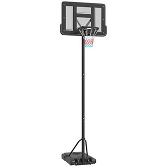 Soozier Portable Basketball Hoop, Poolside Or Backyard, For Youth Adults