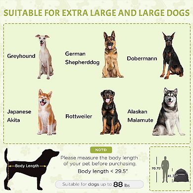 Pop Up Dog Tent For Xlarge And Large Dogs With Carrying Bag, Dark Gray