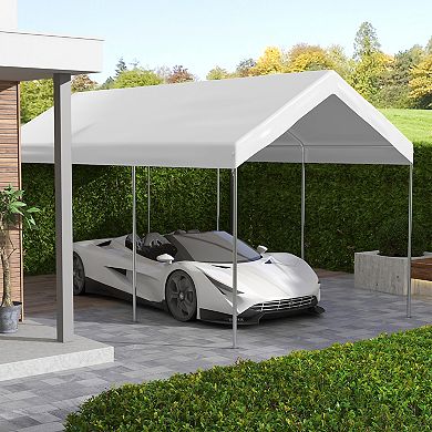 Outsunny 20ft x 10' Carport Top for 84C-207WT or 84C-386V00WT