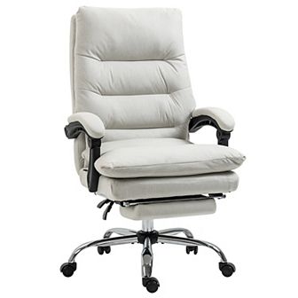 Vinsetto Microfibre Vibration Massage Office Chair With Heat, Reclining