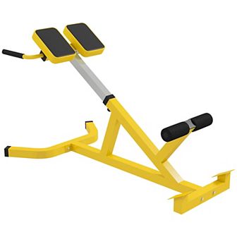 Roman Chair, Multi-functional Hyperextension Bench, Yellow