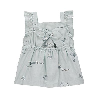 Baby Girl Carter's 2-Piece Flutter Tank & Pull-On Short Set