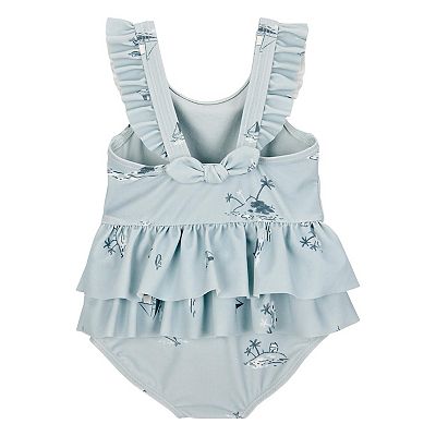 Baby Girl Carter's One Piece Swimsuit & Cover-Up Set