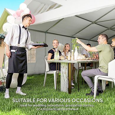 Outsunny 19.5' x 39' Heavy Duty Party Tent with 2 Doors and 20 Windows