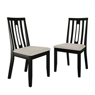 Modern Wooden Dining Chair With Warm Grey Cover