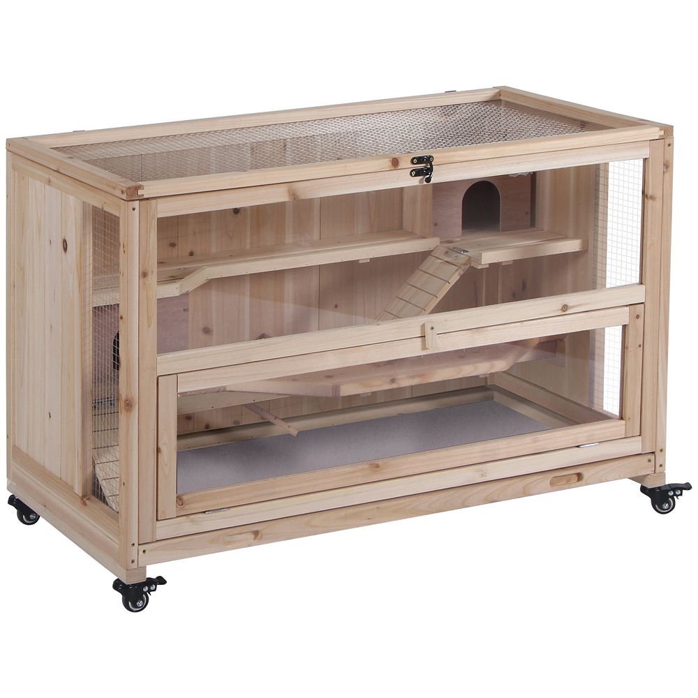 Hamster Cages And Habitats, Rodent Small Animals Hutch W/ Ladders ...