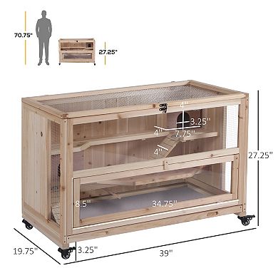 A closer look at Hamster Habitats With Secure Rollers And Wheels