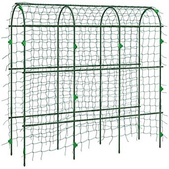 Outsunny Garden Trellis For Climbing Plants Outdoor, 72" Tall