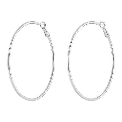 PRIMROSE Paddle Back Classic Hoop Earrings