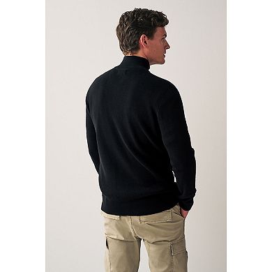 Men's NEXT Quarter Zip Knit Sweater