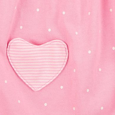 Baby Girl Carter's Heart Cotton Romper