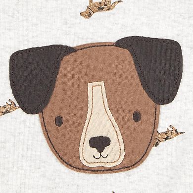 Baby Boy Carter's Dog Short-Sleeve Romper
