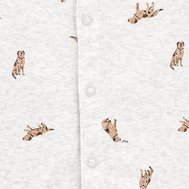 Baby Boy Carter's Dog Short-Sleeve Romper