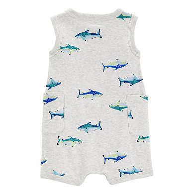 Baby Boy Carter's Fish Cotton Blend Romper