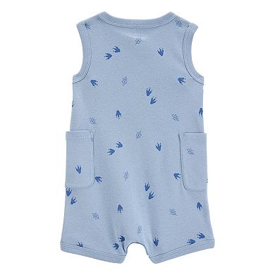 Baby Boy Carter's Dinosaur Cotton Romper