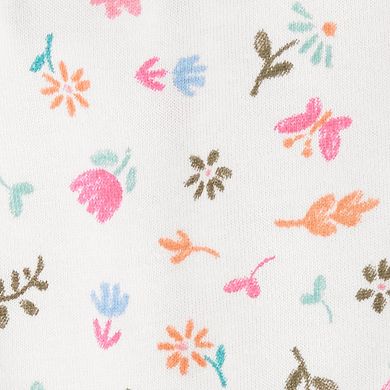 Baby Girl Carter's Floral Cotton Romper