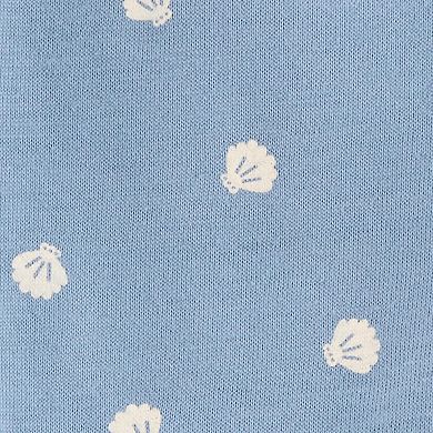 Baby Girl Carter's Shell Cotton Romper