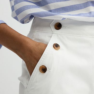 Women's Croft & Barrow® Classic Button Shorts