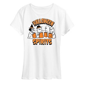 Women's Peanuts Halloween Spirits Graphic Tee