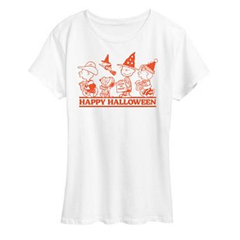 Women's Peanuts Happy Halloween Graphic Tee