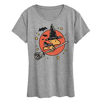 Women's Peanuts Woodstock Witch Graphic Tee